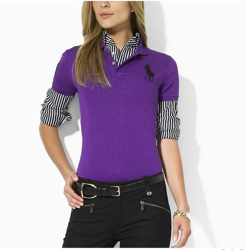 POLO short lapel T woman S-XL-050